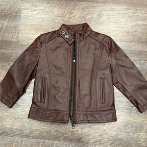Vera Pelle Chocolate Leather Outerwear